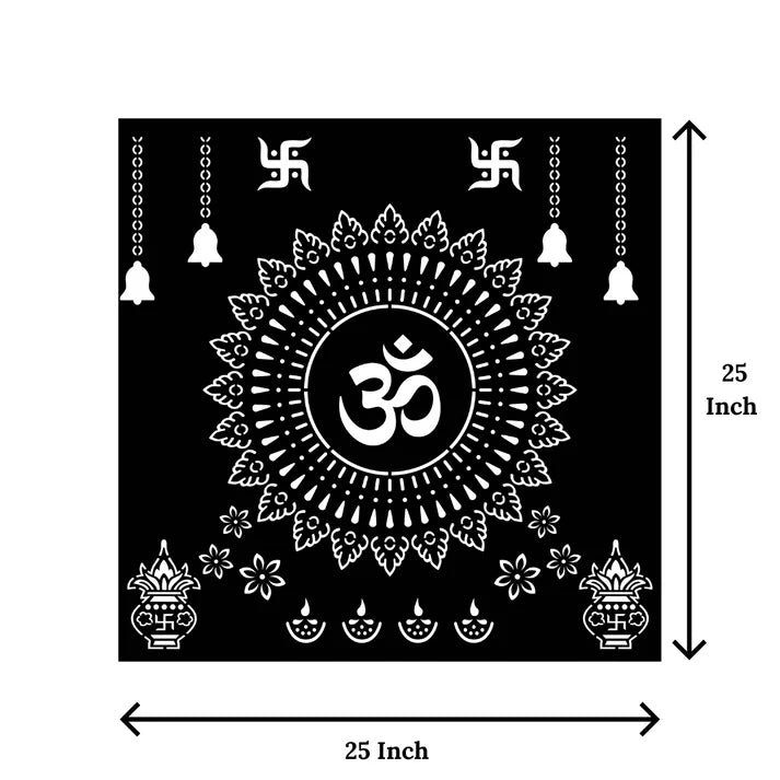 Om Metal Wall Art