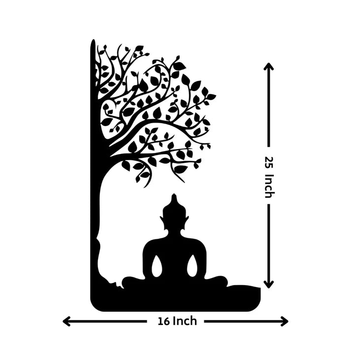 Lord Buddha Metal Wall Art