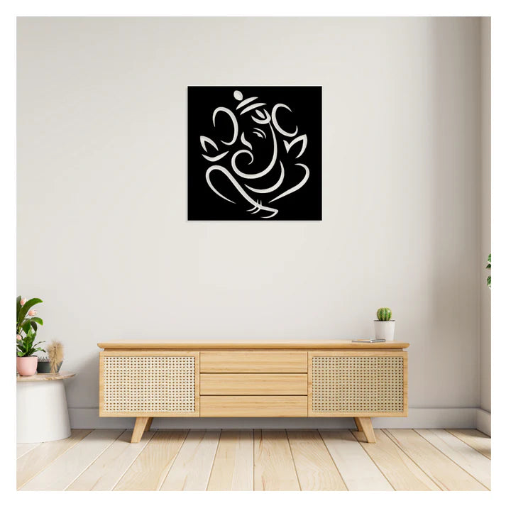 Lord Ganesha Metal Wall Art