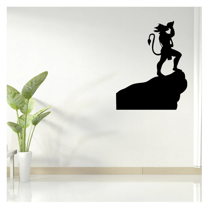 Lord Hanuman Hindu Deity Metal Wall Art