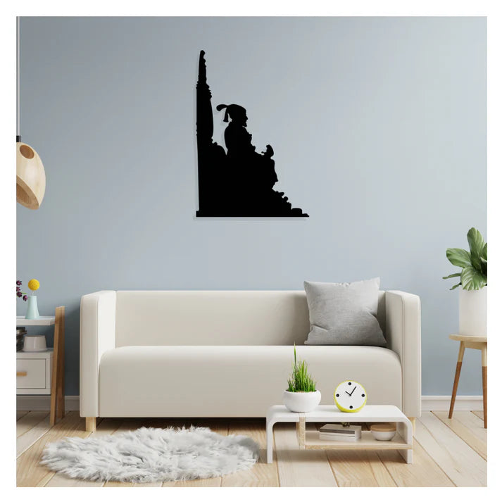 Shivaji Maharaj Metal Wall Art