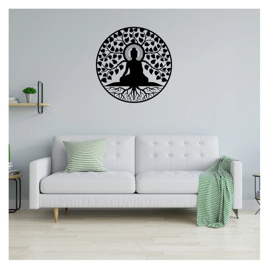 Lord Buddha Metal Wall Art