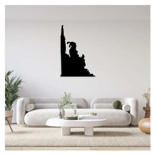 Shivaji Maharaj Metal Wall Art