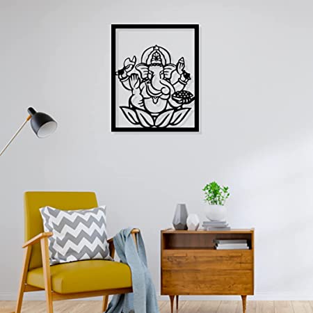 Lord Ganesha Metal Wall Art