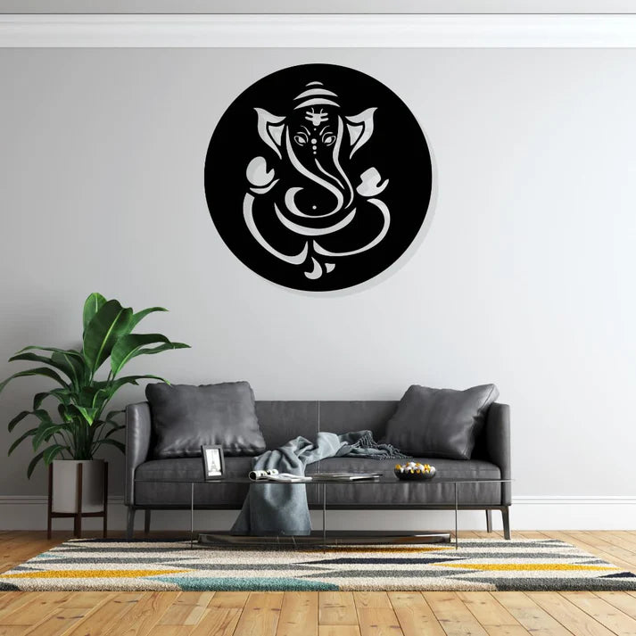 Lord Ganesha Metal Wall Art