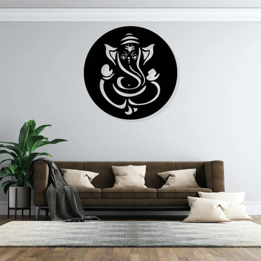 Lord Ganesha Metal Wall Art