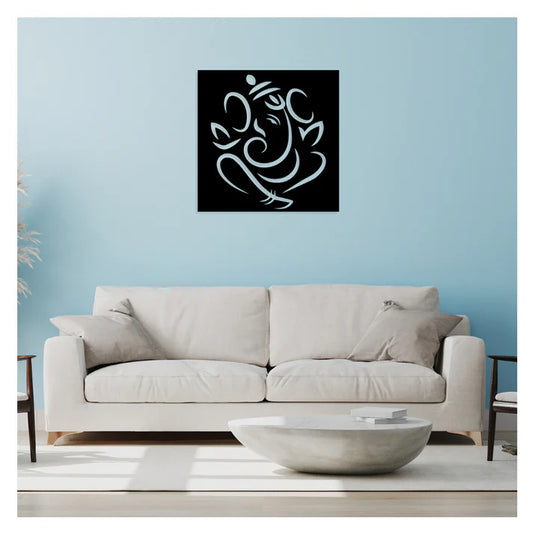 Lord Ganesha Metal Wall Art