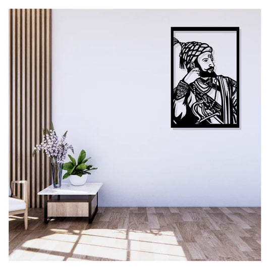 Shivaji Maharaj Metal Wall Art