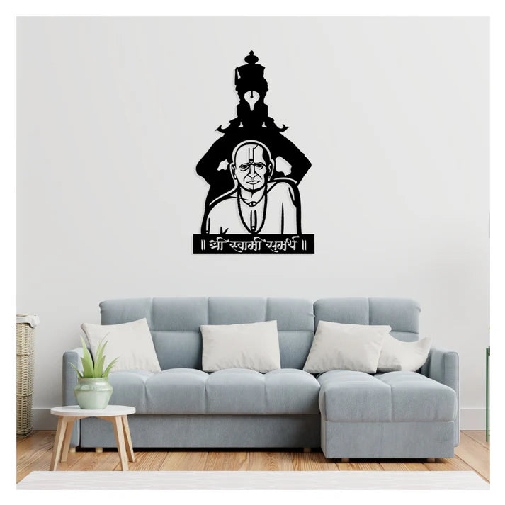 Swami Samarth Metal Wall Art