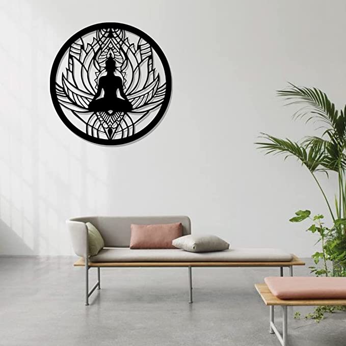 Lord Buddha Metal Wall Art