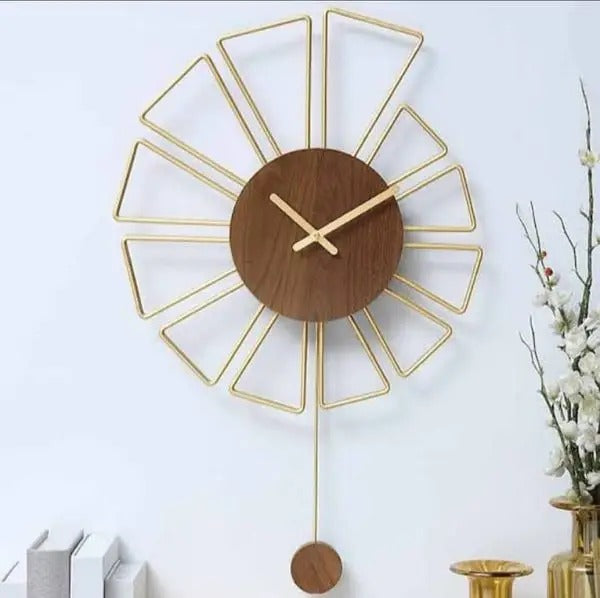 Metal Clock Wall Art Decor