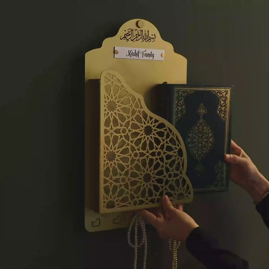 Golden Quran Holder